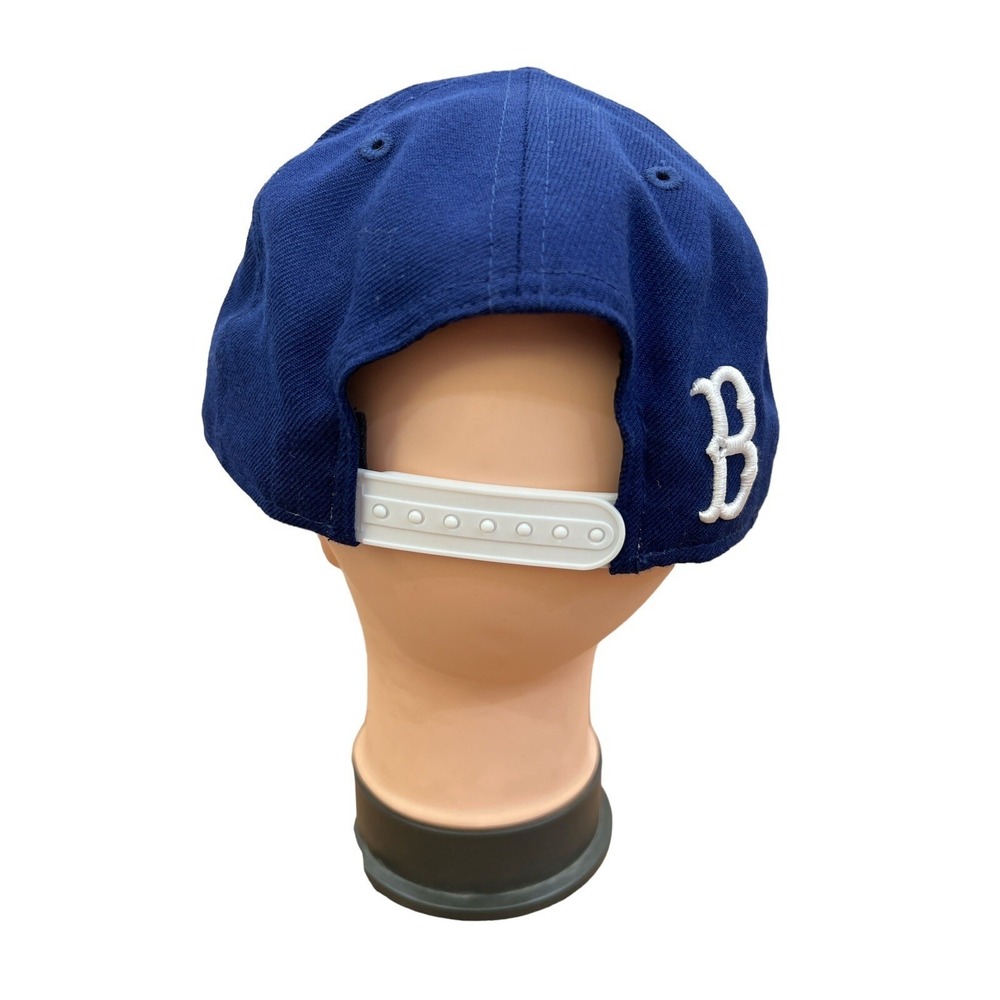 New Era Brooklyn Snapback Hat Blue White Embroidered Logo‎ Adjustable Mens - Picture 3 of 7